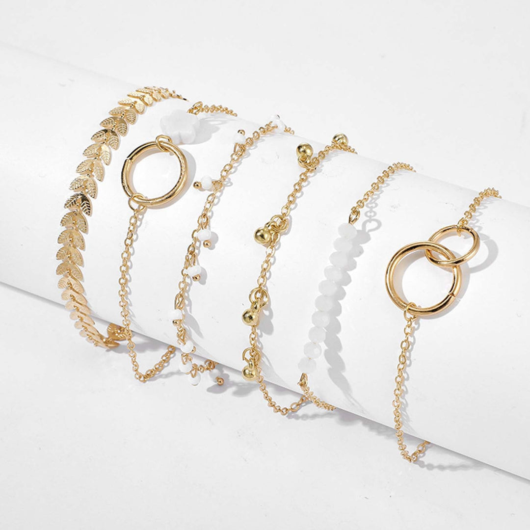 Paquete de pulseras de oro vintage