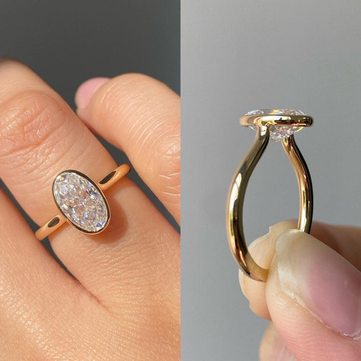 Joy - Anillo de Moissanita Blanca