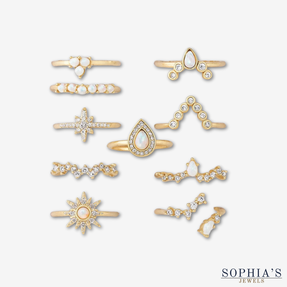 Unique Premium Pack of 8 to 12 Rings