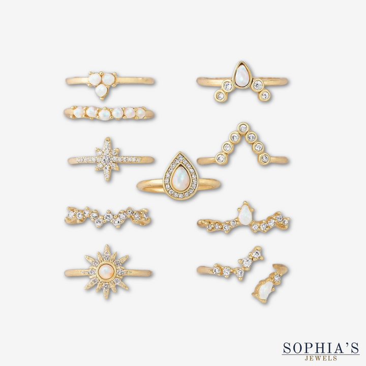 Unique Premium Pack of 8 to 12 Rings