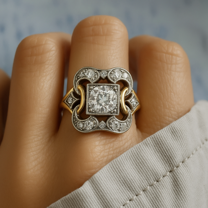 Anillo de oro vintage