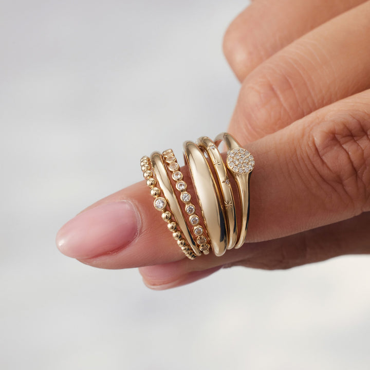 Anillo Slim Dome | Oro