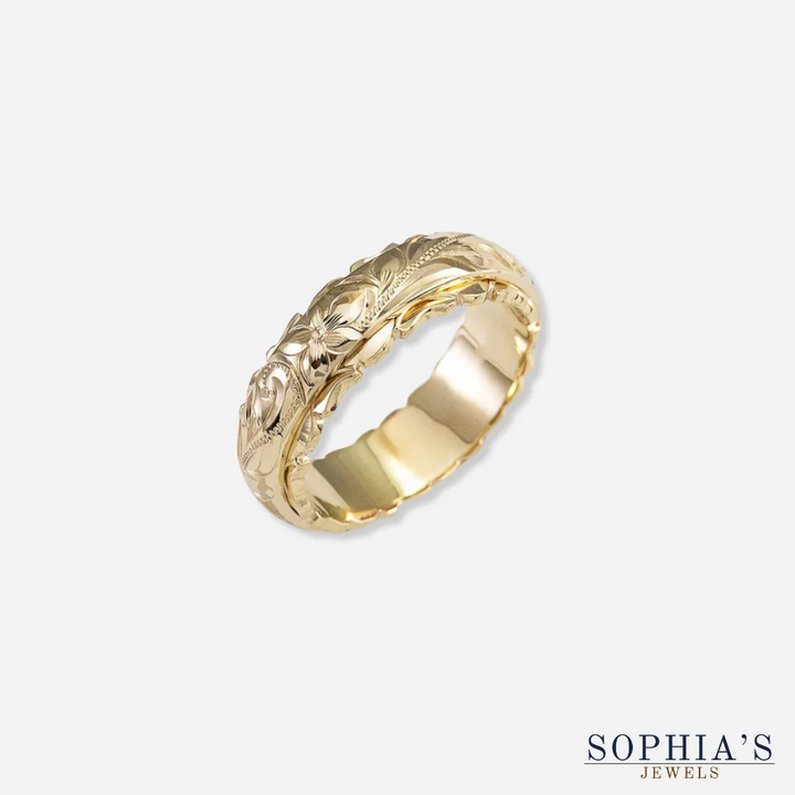 Felicity | Vintage Gold Flower Ring