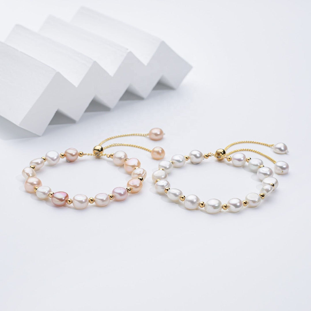 Pulsera de perlas de agua dulce