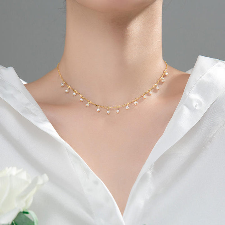 Collar de perlas barrocas