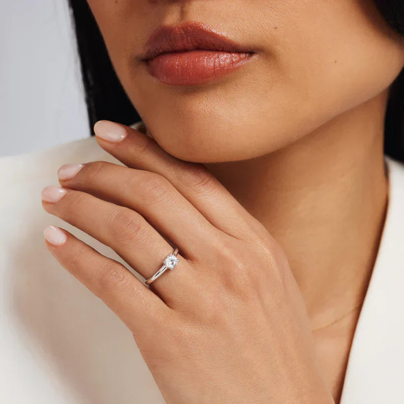 Anillo Mira Castelle | Oro blanco