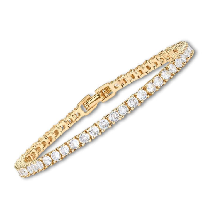 Pulsera de Tenis de Moissanita | Oro Blanco