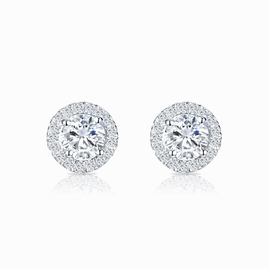 Pendientes Belle dame | Oro blanco