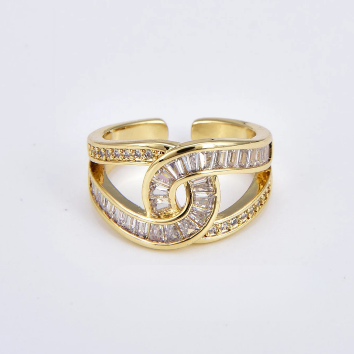 Louisa - Anillo Ajustable Elegante con Nudos