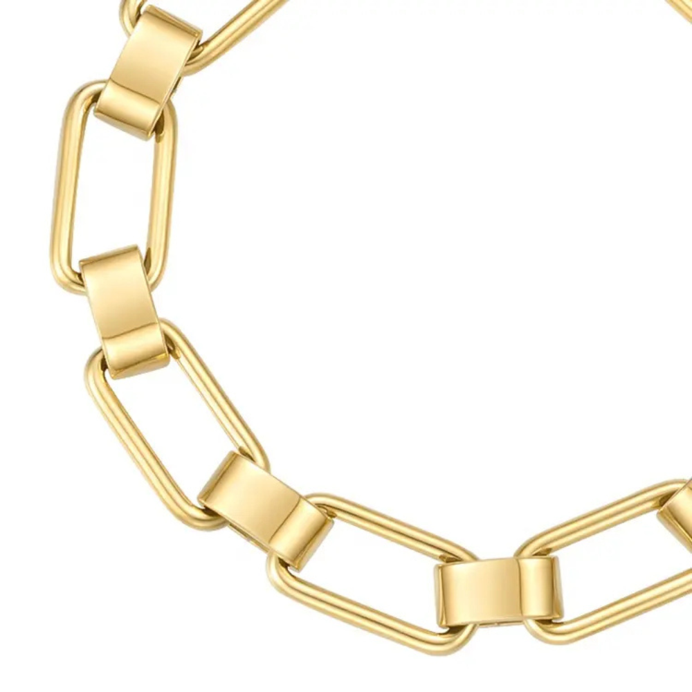 Luxe Rectangular Chain Bracelet