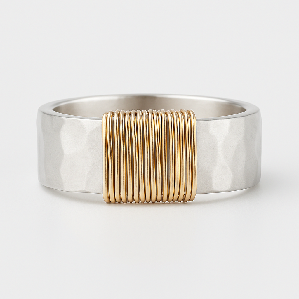 Anillo Vintage de Oro y Plata