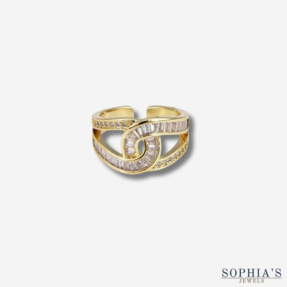 Elegant Knotted Adjustable Ring