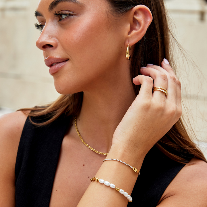 Pulsera Niyah Crystal Gold