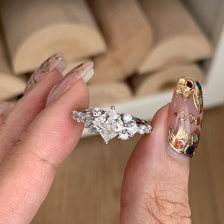 Anillo Vera Collette | Oro Blanco