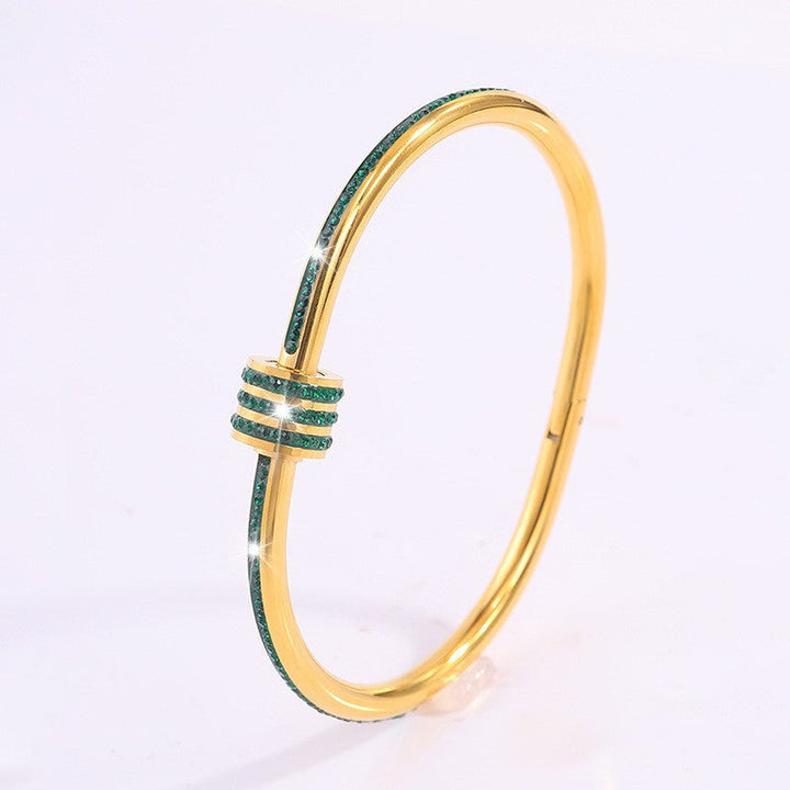 Pulsera Tessandra Virelli Verde | Oro