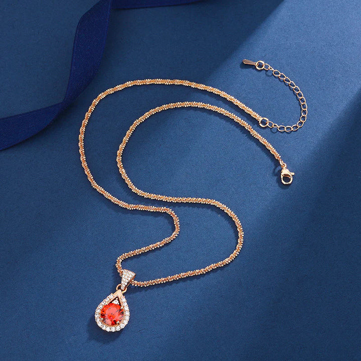 Juego de champán carmesí