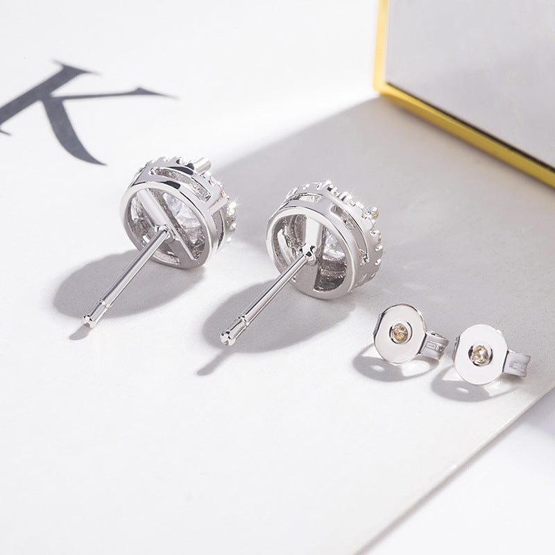 Pendientes Solea Spark | Oro blanco