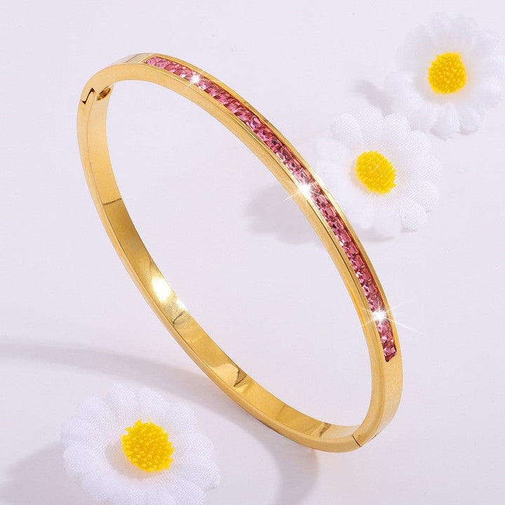 Pulsera Liora Bellanotte Púrpura | Dorado