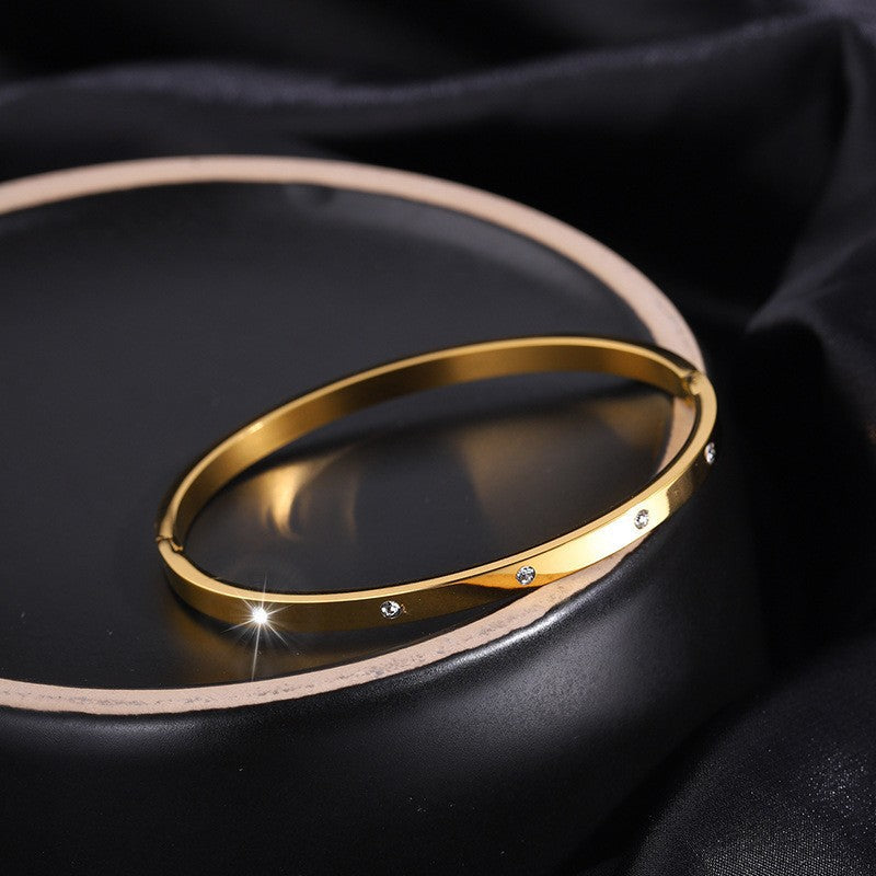 Pulsera Ottavia Lamari | Oro Blanco