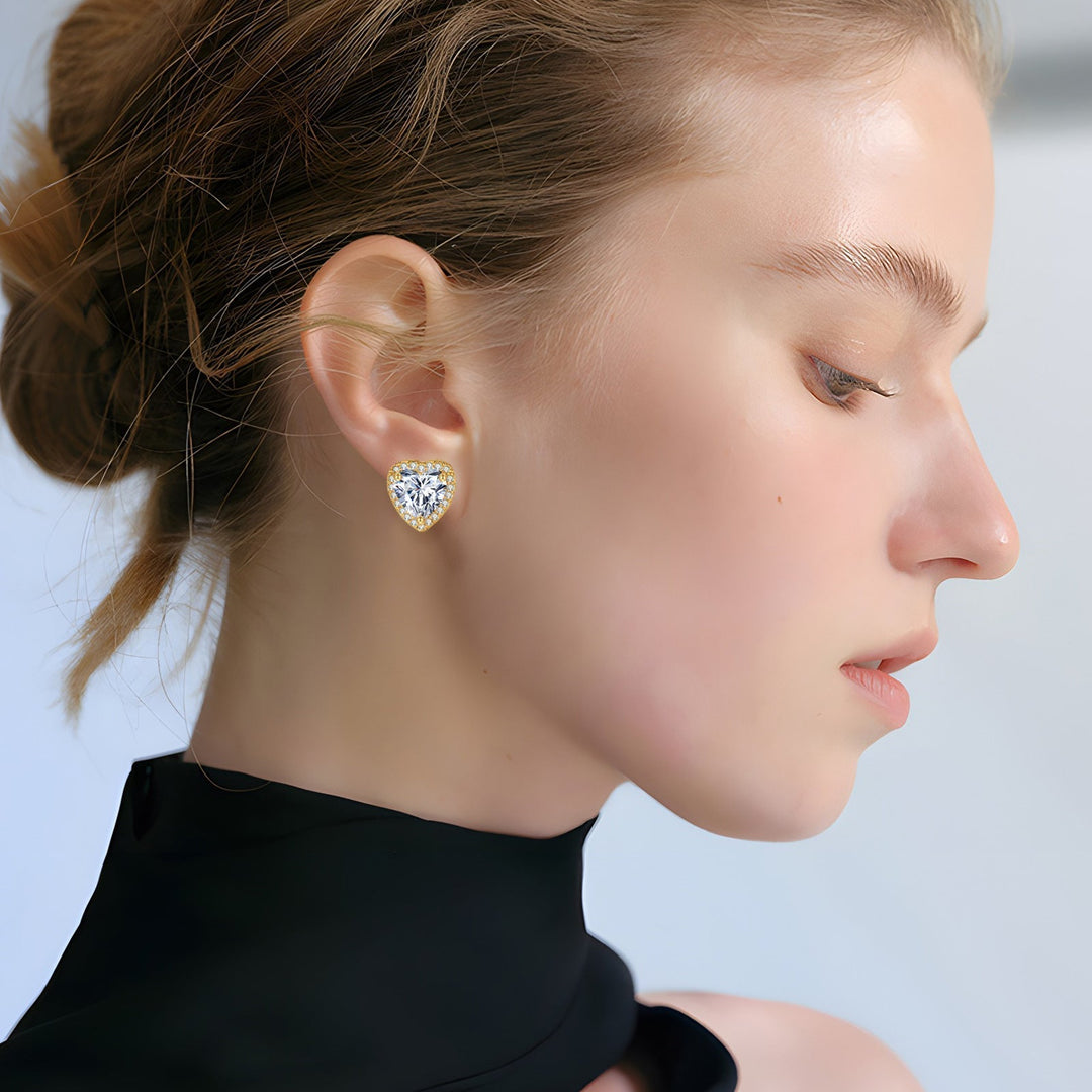 Pendientes de Brasa Dorada | Oro