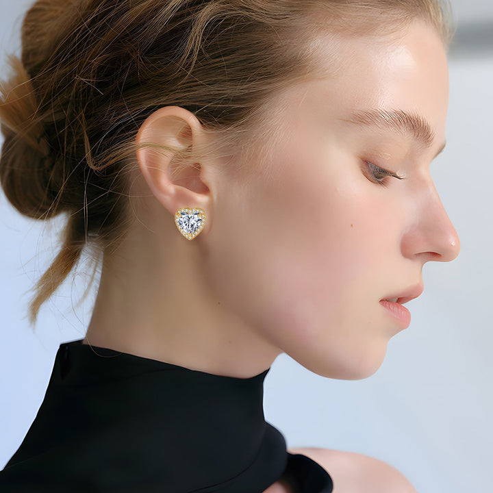 Pendientes de Brasa Dorada | Oro