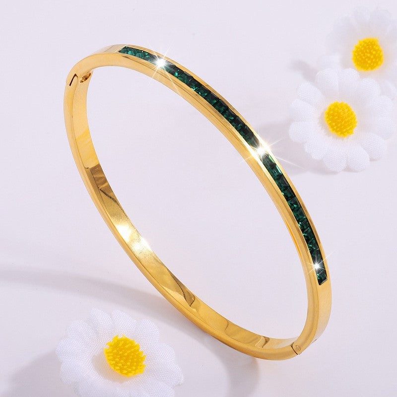 Pulsera Liora Bellanotte Púrpura | Dorado
