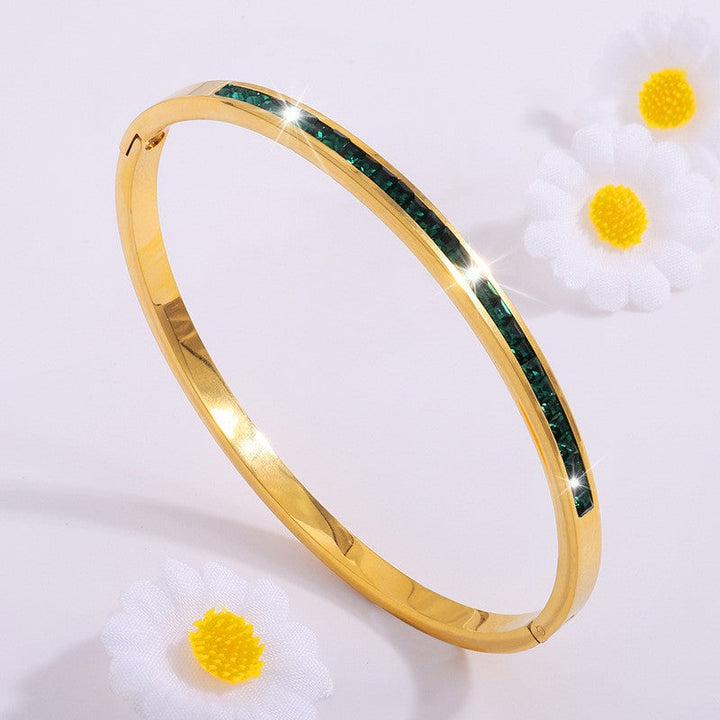 Pulsera Liora Bellanotte Púrpura | Dorado