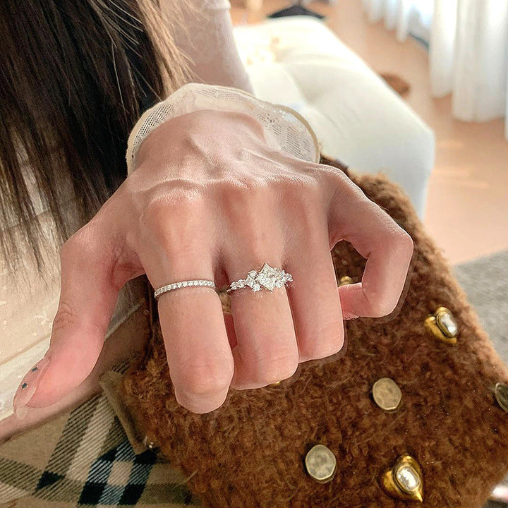 Anillo Vera Collette | Oro Blanco