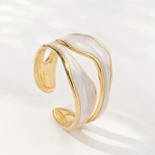 Sueño - Anillo vintage de oro blanco