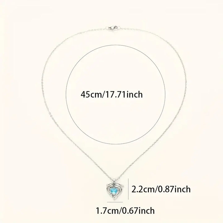 Oceanheart Twins Necklace