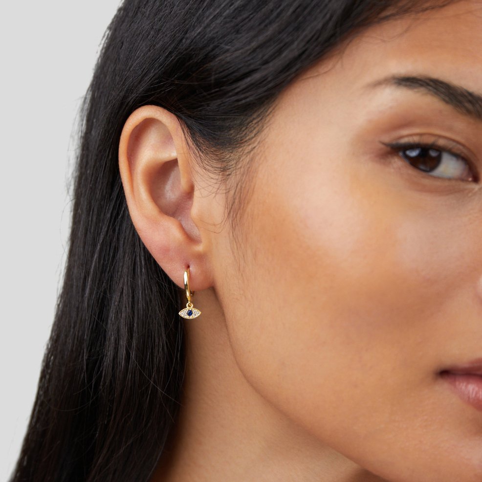 Pendientes de gota de ojo Sie