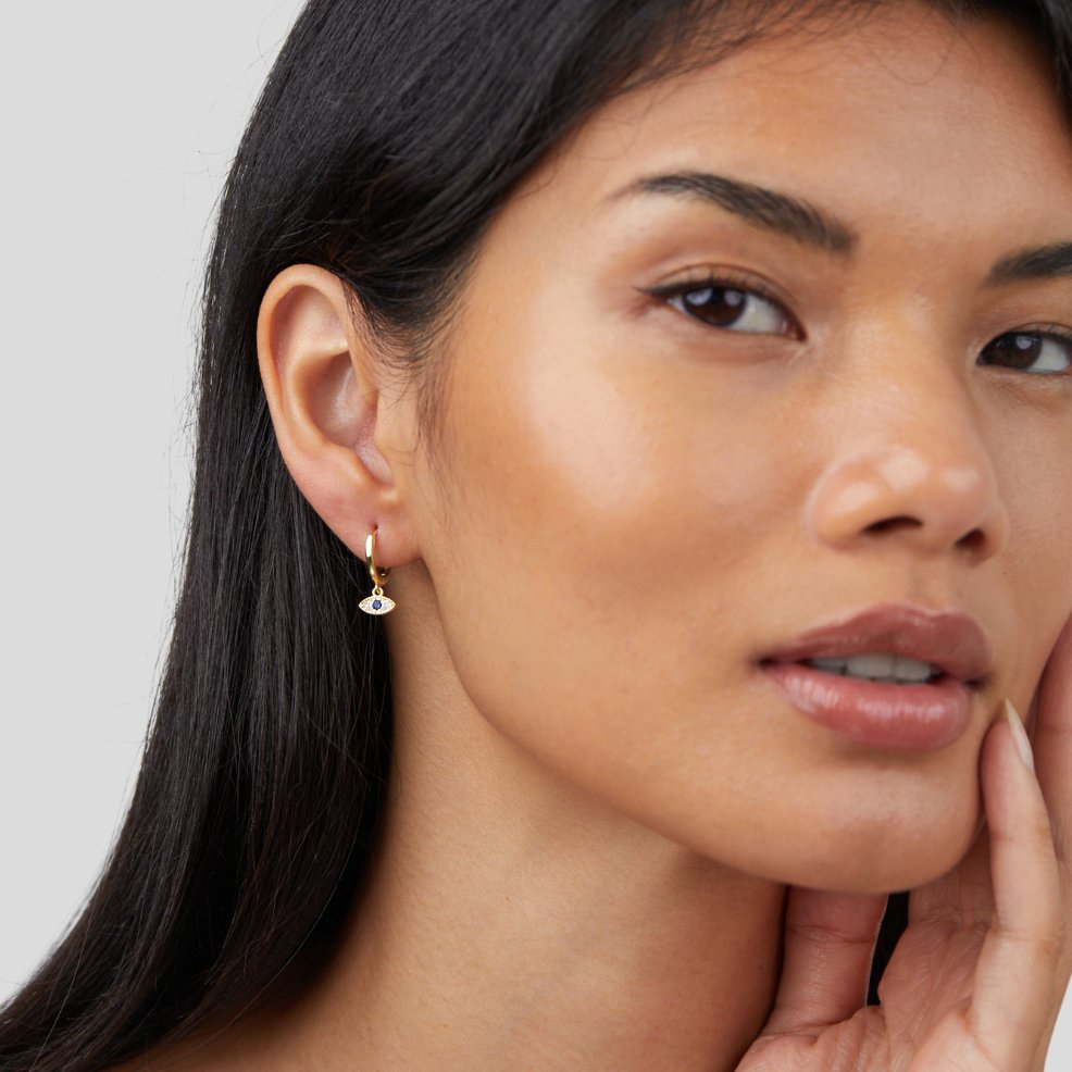 Pendientes de gota de ojo Sie