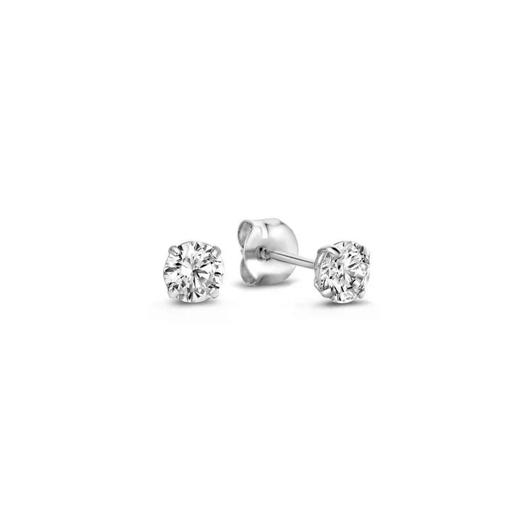 Juego de pendientes Dara Brillane Stone | Oro blanco