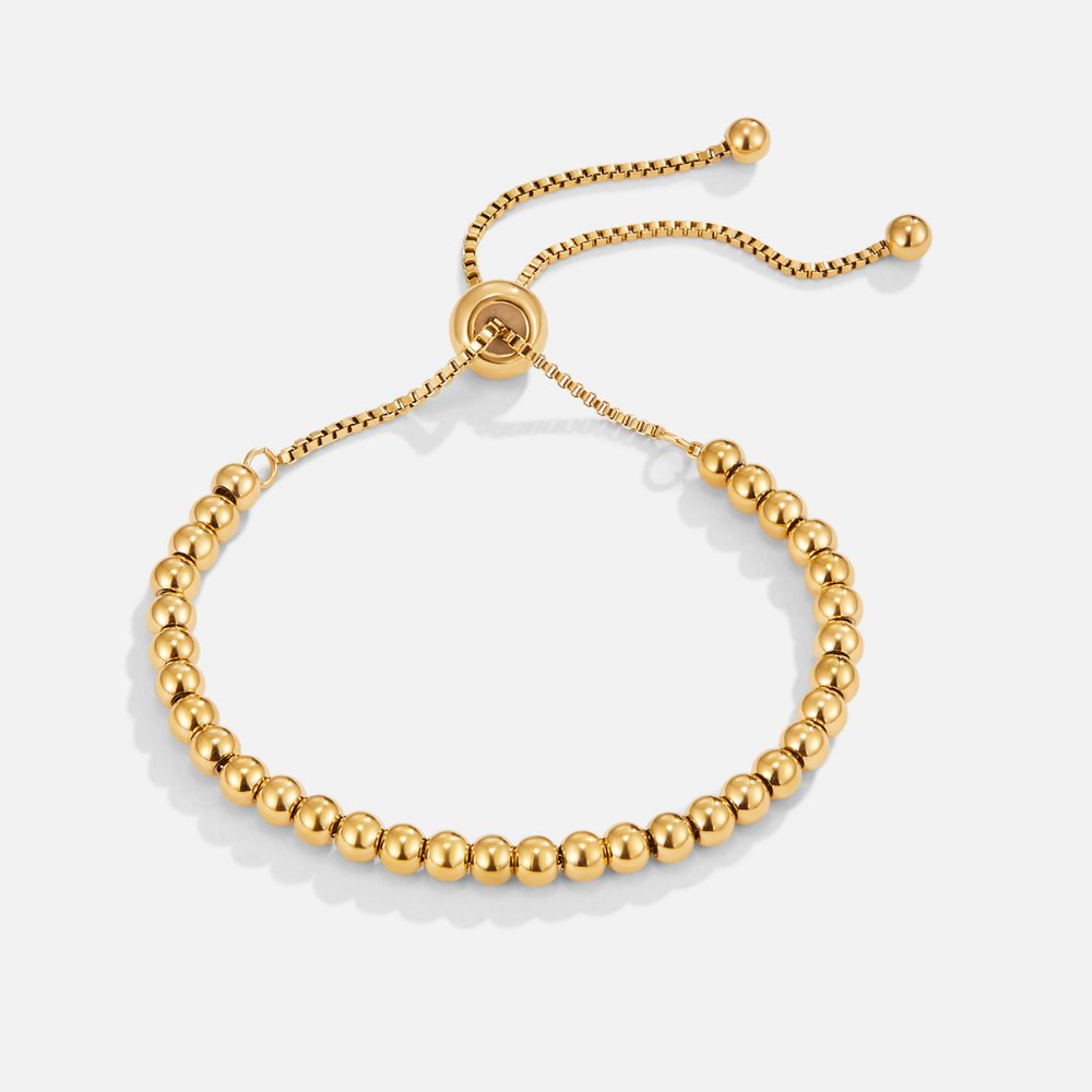 Pulsera de Oro con Cuentas Nila