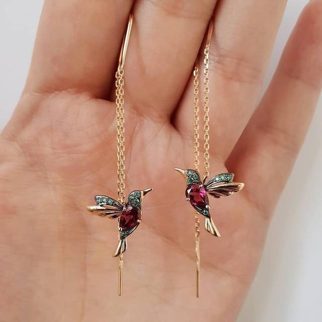 Joyas - Pendientes Hummingbird