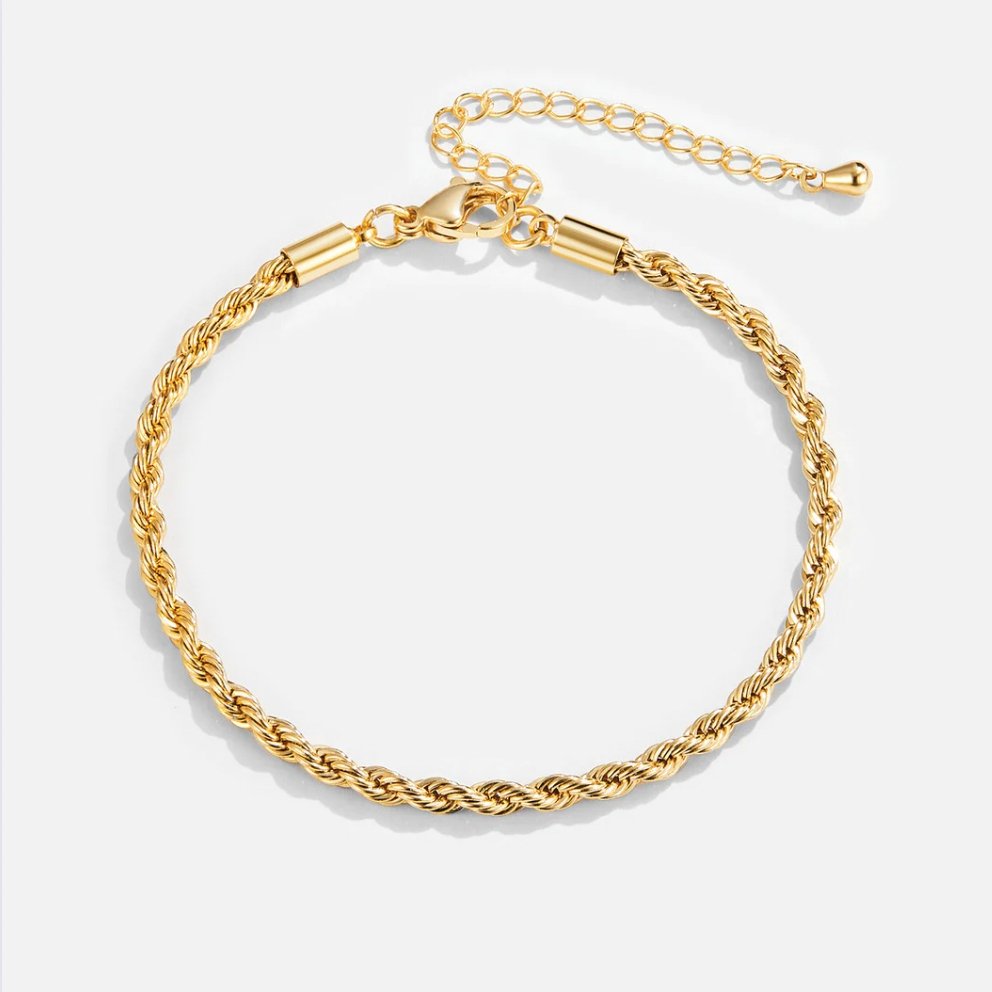 Pulsera de Oro Chic Torcido