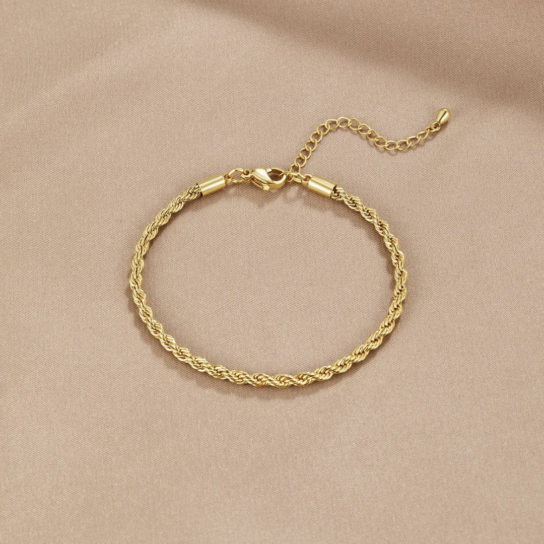 Pulsera de Oro Chic Torcido