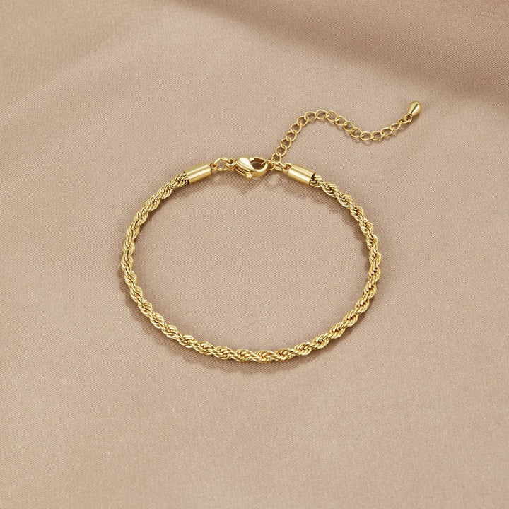 Pulsera de Oro Chic Torcido