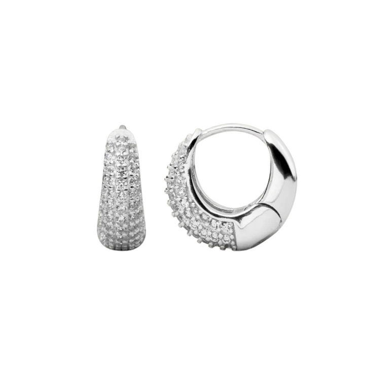 Aros Jules Mini | Oro blanco